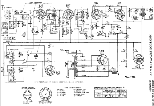 Airline 62-267 'Movie Dial' Order= P162 A 267 ; Montgomery Ward & Co (ID = 587974) Radio