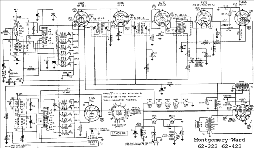 62-322 Order= P462 A 322 ; Montgomery Ward & Co (ID = 596709) Radio