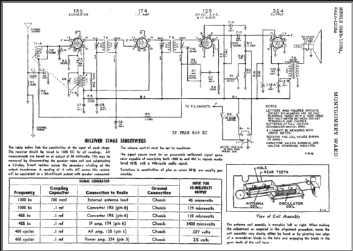 Airline 64BR-1205A Order= 62 C 1405 Y ; Montgomery Ward & Co (ID = 472283) Radio