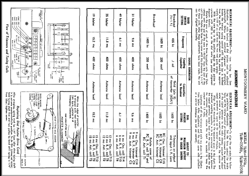 Airline 74BR-2708A Order= 62 A 2708R ; Montgomery Ward & Co (ID = 345175) Radio