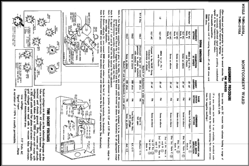 Airline 74WG-2505A Order= 62 C 2505 R ; Montgomery Ward & Co (ID = 435271) Radio