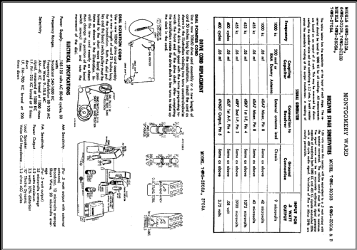 Airline 74WG-2505A Order= 62 C 2505 R ; Montgomery Ward & Co (ID = 435273) Radio