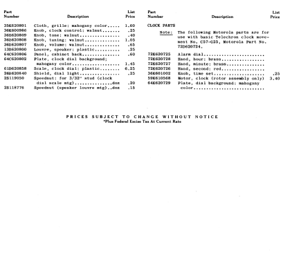 62CW1 Ch= HS-324; Motorola Inc. ex (ID = 1075762) Radio