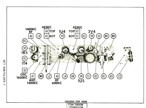 Roto-Tenna 600 66L1 Ch= HS-515; Motorola Inc. ex (ID = 1999077) Radio