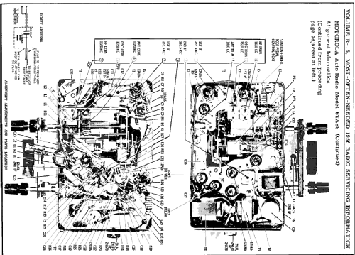 6TAS8 KPCS6 1956/55 Pontiac; Motorola Inc. ex (ID = 125177) Car Radio