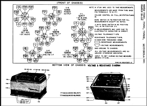 77XM22B Ch= HS-102; Motorola Inc. ex (ID = 349510) Radio