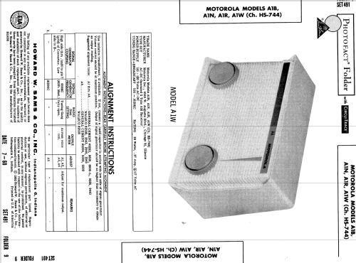 A1N-32 Ch=HS-744; Motorola Inc. ex (ID = 952286) Radio