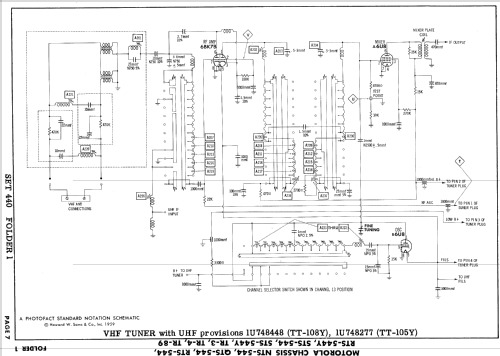 A21K103MC Ch= TR-4; Motorola Inc. ex (ID = 882453) Television