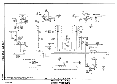 A21K137B Ch= WTS-561; Motorola Inc. ex (ID = 616893) Fernseh-E