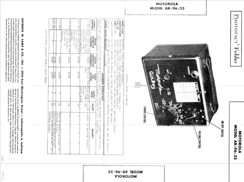 AR-96-23 'Airboy' ; Motorola Inc. ex (ID = 594583) Radio