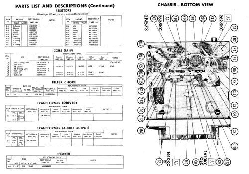 Ford 94MS Ch= B9SF-18805-B; Motorola Inc. ex (ID = 648588) Car Radio