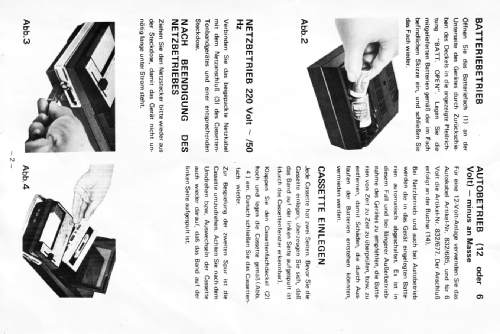 Automatic-Cassetten-Tonbandgerät Art. Nr. 872/334; Neckermann-Versand (ID = 1646509) Sonido-V