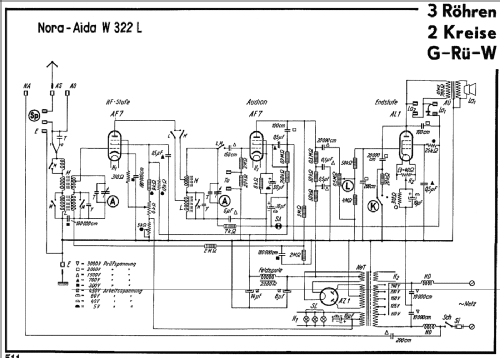 Aida W322L; Nora; Berlin (ID = 36182) Radio