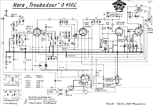 Troubadour G450L; Nora; Berlin (ID = 1463979) Radio