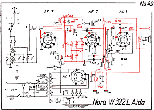 Aida W322L; Nora; Berlin (ID = 2993150) Radio