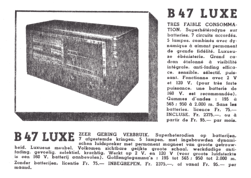 B47 Luxe; Nora; Berlin (ID = 1932493) Radio