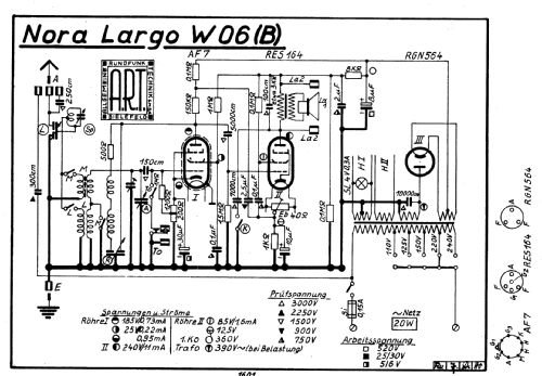 Largo W06 ; Nora; Berlin (ID = 2526064) Radio