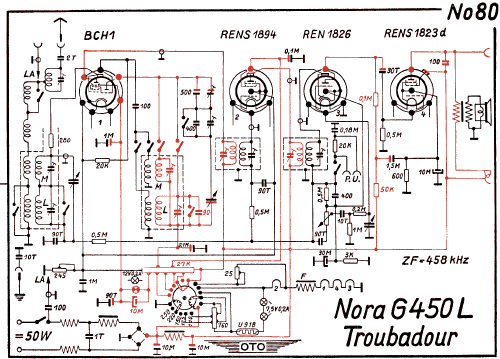Troubadour G450L; Nora; Berlin (ID = 3017288) Radio