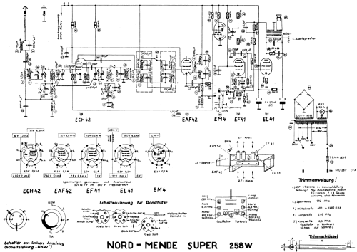 8-Kreis-Super 258W; Nordmende, (ID = 880444) Radio