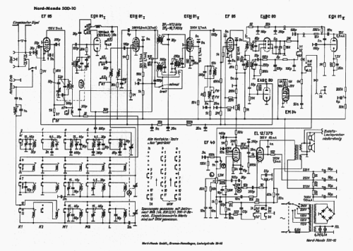 500-10 Ch= 5214A; Nordmende, (ID = 51954) Radio