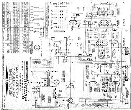 Sterling Arabella Phono 57 3D Ch= 639; Nordmende, (ID = 252076) Radio