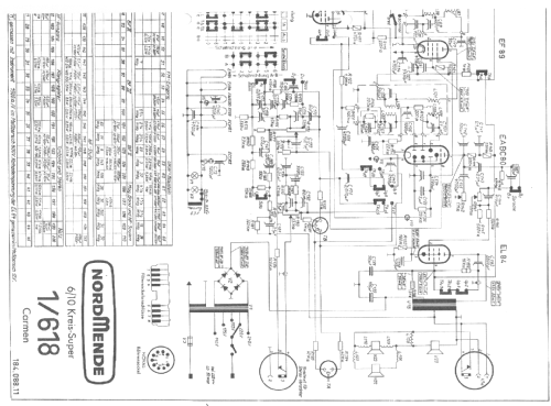 Carmen HiFi E18 Ch= 1/618; Nordmende, (ID = 45054) Radio