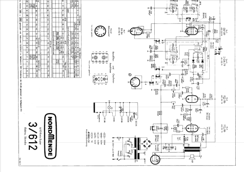 Elektra D12 Ch= 3/612; Nordmende, (ID = 1012881) Radio