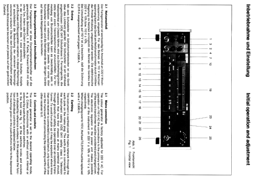 Farbgenerator FG3360/I; Nordmende, (ID = 972568) Equipment