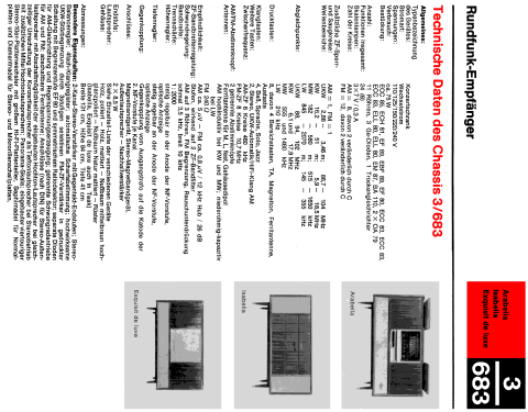 Isabella-Stereo Ch= 3/683; Nordmende, (ID = 652781) Radio