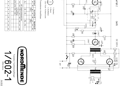 Mikrobox Ch= 1/602-1; Nordmende, (ID = 532768) Radio