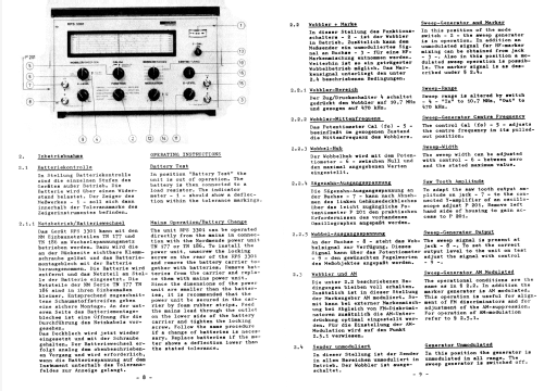 Rundfunk Prüfsender RPS3301; Nordmende, (ID = 2221255) Equipment