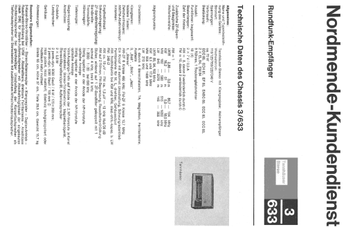 Tannhäuser-Stereo D330 Ch= 3/633; Nordmende, (ID = 156631) Radio