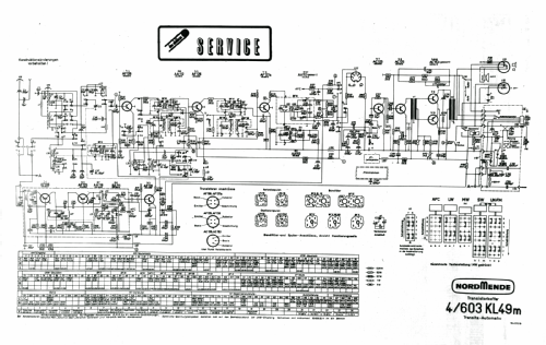 Transita Automatic 49m V033 Ch= 4/603KL49m; Nordmende, (ID = 2681579) Radio