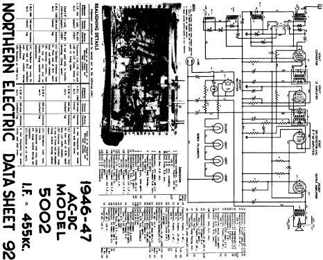 Baby Champ 5002; Northern Electric Co (ID = 769026) Radio