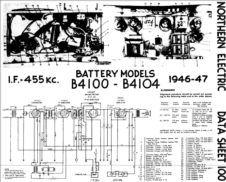 B-4100 ; Northern Electric Co (ID = 769546) Radio