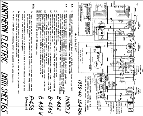 B-454-W ; Northern Electric Co (ID = 769007) Radio