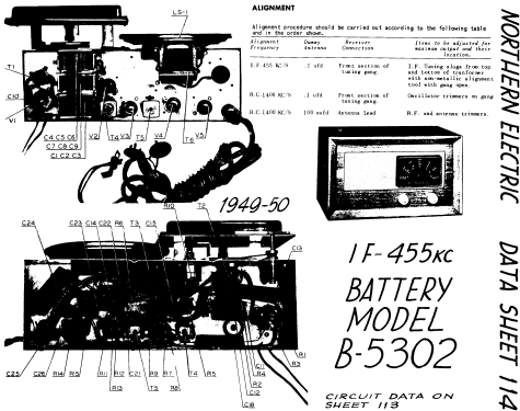 B-5302 ; Northern Electric Co (ID = 769767) Radio