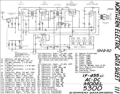 Baby Champ 5300; Northern Electric Co (ID = 769745) Radio