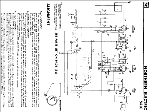 BP-5410 ; Northern Electric Co (ID = 770182) Radio