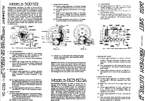 M-501 ; Northern Electric Co (ID = 766787) Radio