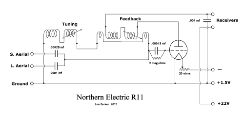 Regenerative Receiver R-11; Northern Electric Co (ID = 1915552) Radio