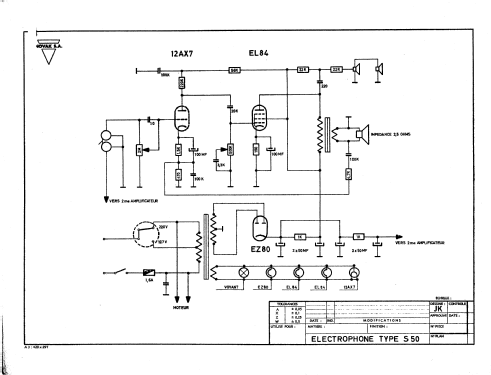 Electrophone S50; Novak also Pontiac; (ID = 887808) Sonido-V