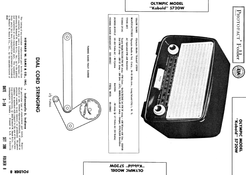 Olympic-Opta Kobold 5720W; Loewe-Opta; (ID = 533129) Radio