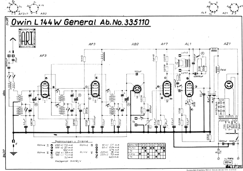 General L144W; Owin; Hannover (ID = 1779201) Radio