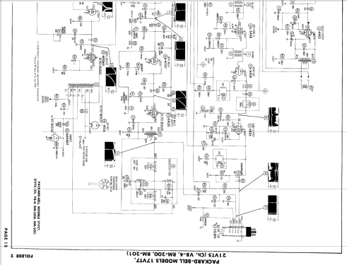 17VT7 Ch= RM-200 & V8-4; Packard Bell Co.; (ID = 936458) Television