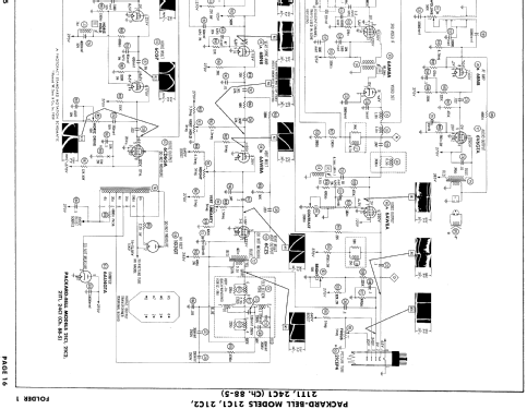 21C1 Ch= 88-5; Packard Bell Co.; (ID = 924272) Television