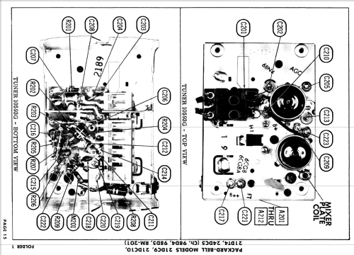 21DC9 Ch= 98D4; Packard Bell Co.; (ID = 918015) Television