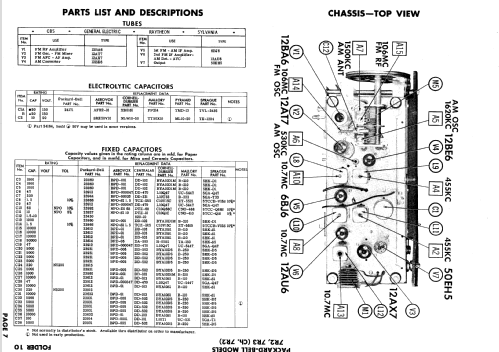 7R3 Ch= 7R2; Packard Bell Co.; (ID = 611301) Radio