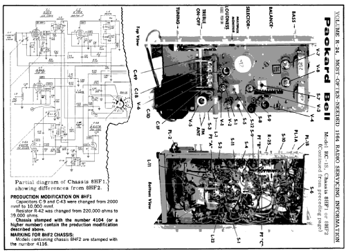 RC-1S Ch= 8HF2; Packard Bell Co.; (ID = 180055) Radio