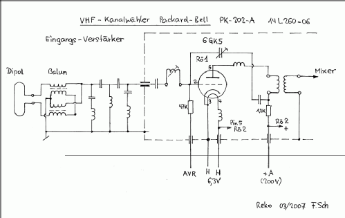 VHF-Tuner PK-202-A 14L260-06; Packard Bell Co.; (ID = 305908) mod-past25